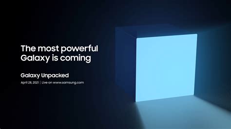 Sono attese grandi novità al Samsung Galaxy Unpacked del 28 aprile