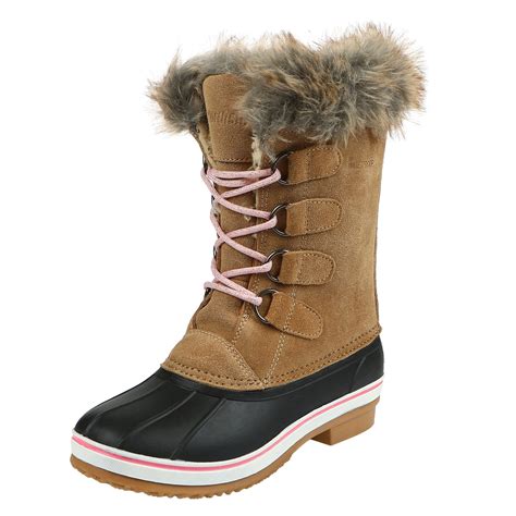Buy Northside Kids Kathmandu Waterproof Insulated Leather Tall Winter ...