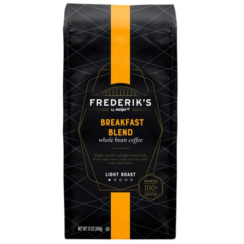 Frederik's by Meijer Breakfast Blend Whole Bean Coffee (12 oz) Delivery ...