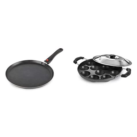 Buy Cello Non Stick Dosa Tawa Induction Base with Detachable Handle ...