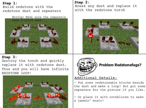 Image result for Minecraft Redstone Loop