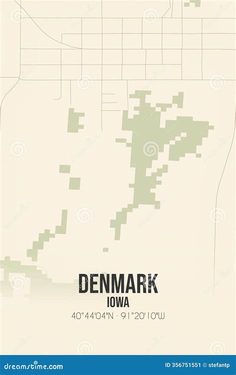 Map Of Denmark Iowa