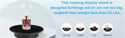 CLOSAL® Electric Rotating Display Stand | 360 Degree Rotating Turntable ...