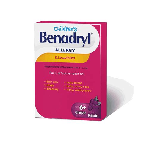 Dosing Guide for Allergy Products | BENADRYL® Canada