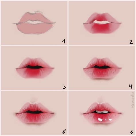 How To Draw Lips In Anime at Christy Nathan blog