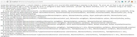 System.data.sqlclient.sqlexception Error Solution 的图像结果