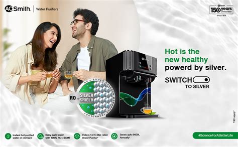 AO Smith Z9 Pro Black RO Water Purifier For Home | Ambient & Instant ...