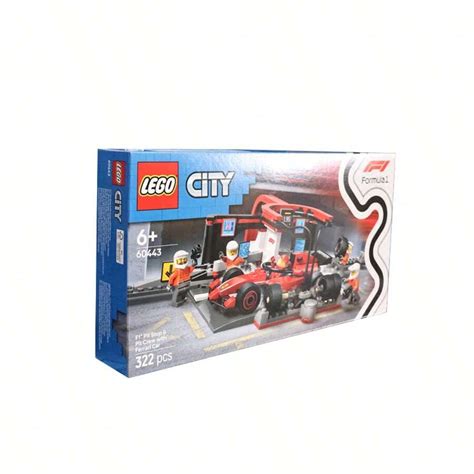 LEGO 60443 Ferrari F1 ® Racing Onderhoudsstation City Series 2025 ...