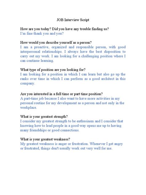 Image result for Interview Introduction Script