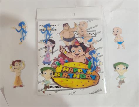 Chhota Bheem Edible Pre-Cut Wafers (WPC-059) – Bakeworld Retails Pvt Ltd