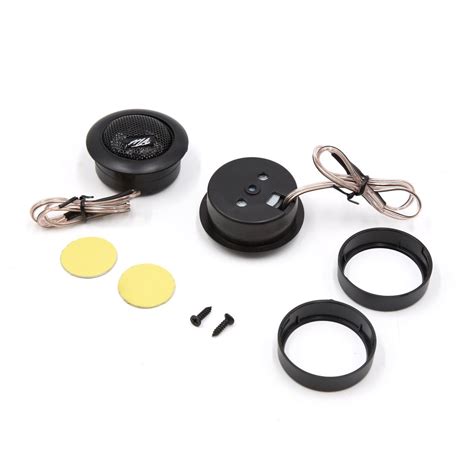 RANDWICK 2 Pcs Black Car Audio System Loud Dome Tweeter Speaker 120W ...