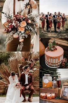 Terracotta Copper Fall Wedding Colors by 20 Rustic Bohemian Rust Wedding Color Ideas For 2020 Terracotta Copper Fall Wedding Colors
