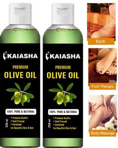 KAIASHA best for all skin type Olive Oil for Hair and Skin ...