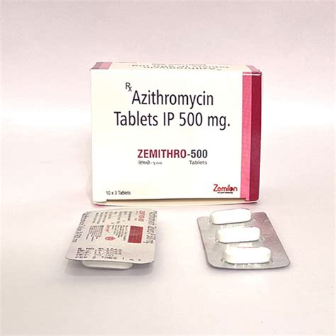 ZEMITHRO-500 Tablets Zemilon Biotech Pvt. Ltd.