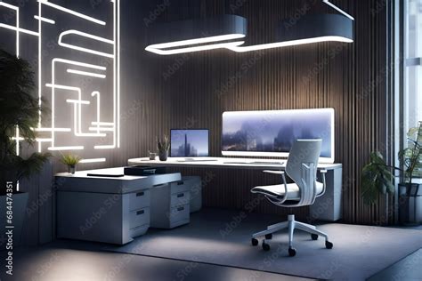 High-Tech Office Background 的图像结果
