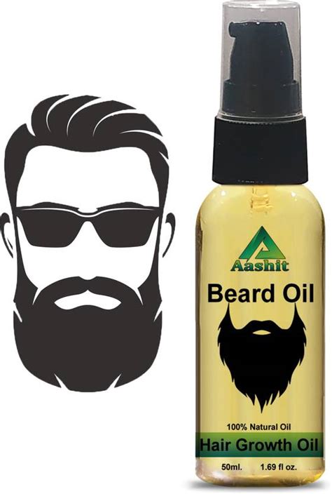 Aashit Beard Growth Oil For Men infused with Vetiver and 4 Essential ...