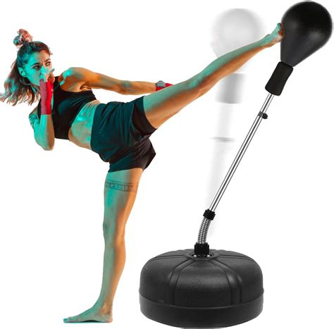 Amazon.com : Hicient 2022 New Upgrade Reflex Bag Punching Free Standing ...