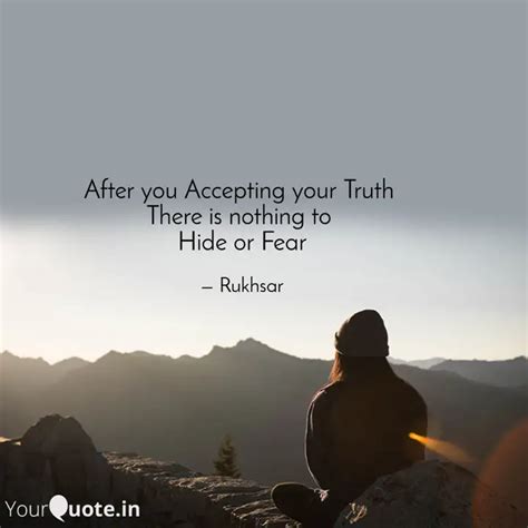 After you Accepting your ... | Quotes & Writings by Ruksar Nejkar ...