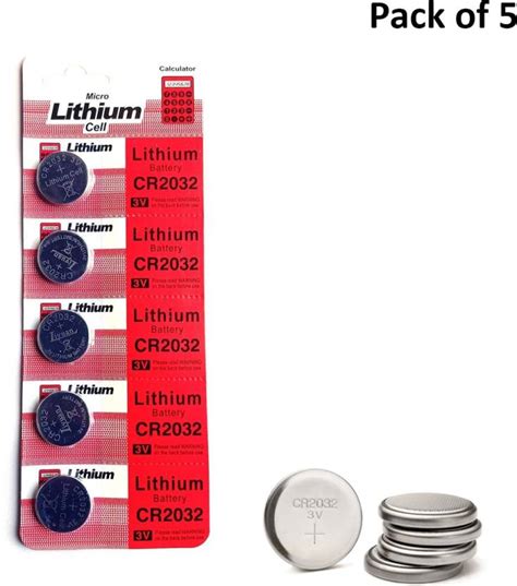 ZOKMOB Micro Lithium Cell CR2032 Coin 3v Computer Motherboard CMOS Cell ...