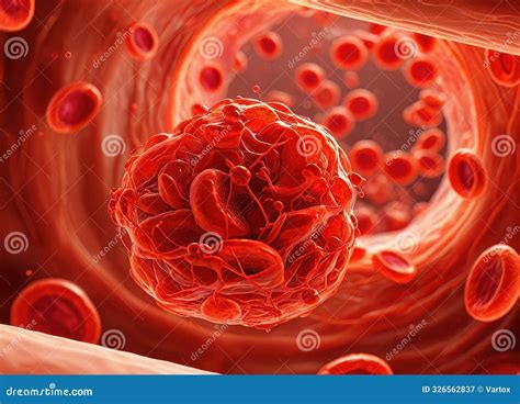 Thrombosis Explained, The Science Behind Blood Clots Stock Photography ...