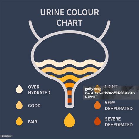 Urine Colour Chart Illustration High-Res Vector Graphic - Getty Images