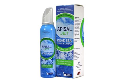 Apisal Jet Dead Sea Adult And Children Nasal Spray 125 ML | Kulud Pharmacy