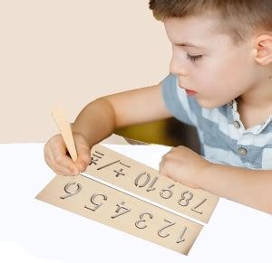 Plus Shine Wooden Stencils, Shapes,Patterns,Numbers tracing Hand ...