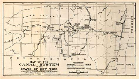 Map Of New York Erie Canal at Angelina Rodway blog