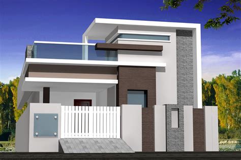 Ground floor elevation,West facing house Single Floor House Design ...