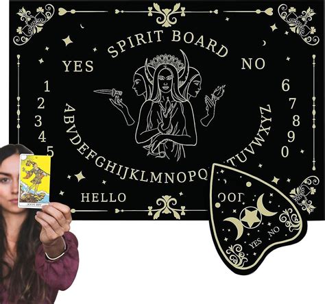 Spirit Board,Metaphysical Message Board Acrylic Dowsing Pendulum Board ...