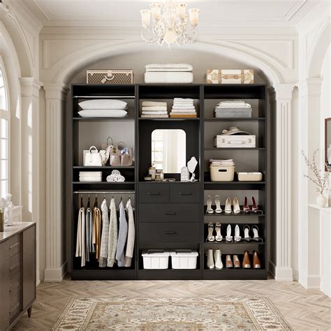 Ebern Designs Freestanding Closet System Set & Reviews | Wayfair