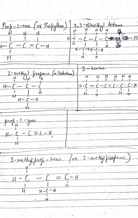 Write structure of the following compounds=a) prop-1-ene,b) 2,3 ...