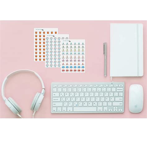 Buy Birthday Planner Stickers / 54 Foiled Stickers (1/2”) / Celebration ...