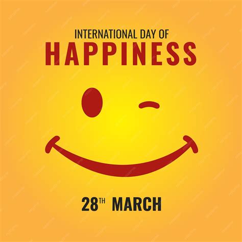 Premium Vector | International day of happiness