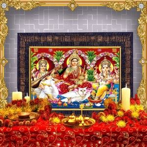 HAWAI Laxmi Ganesh Saraswati Special for Dewali Navratri Pooja Photo ...