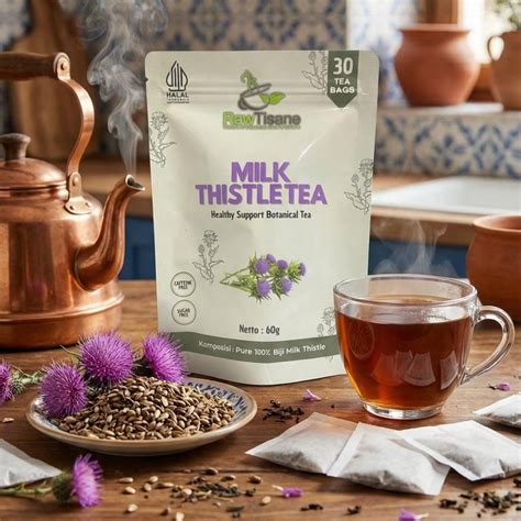 RAW TISASE Milk Thistle Tea: Thistle Milk Bean Tea Bags Contains 30 Tea Bags | Shopee Philippines