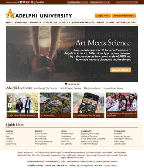 Adelphi Garden City Campus Map | Fasci Garden
