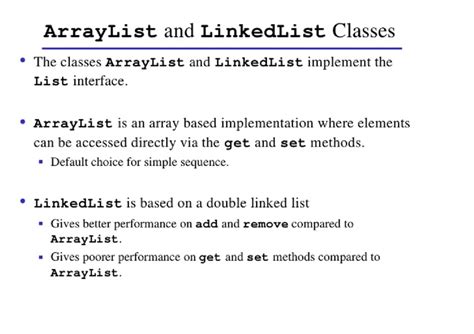 Difference Between List and ArrayList 的图像结果