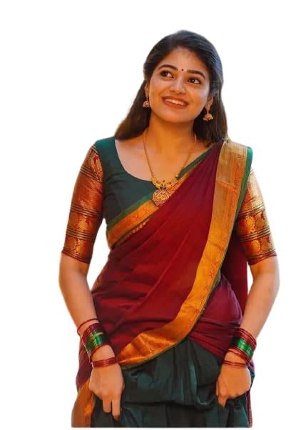 Buy Narayanpet Mercerised Cotton Half Saree Set at Amazon.in