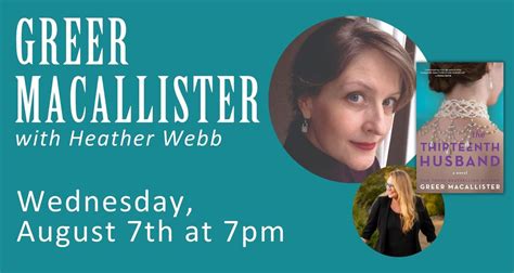 Greer Macallister with Heather Webb, 111 South Street,Plainville,02762 ...