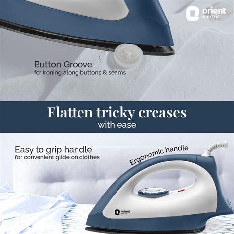 Buy Lyvi Non Stick Heavy Weight Dry Iron Online in India | Orient Electric