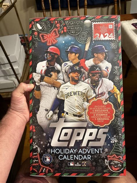 2024 Topps Baseball Holiday Advent Calendar YOU PICK CARDS UPDATED ...