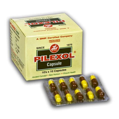 PILEXOL CAPSULES – MEDILINKS LABORATORIES