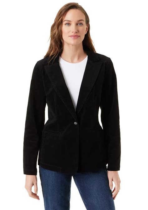 Gloria Vanderbilt Women's Fitted Corduroy Blazer | Belk
