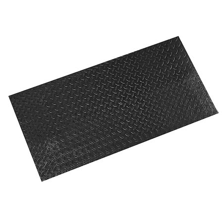 Crown Matting Technologies Tuff-Spun 1/4 Diamond-Surface 4'x60' Black ...
