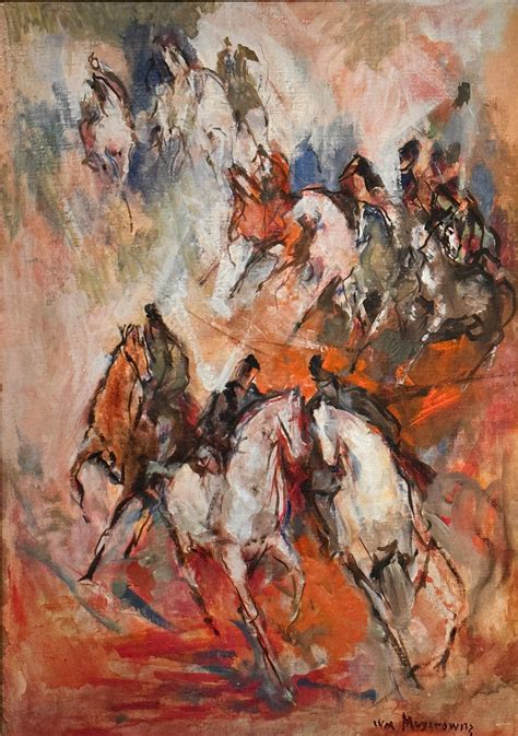 William Meyerowitz - Horses, Colorful Horses, expressionistic, post ...