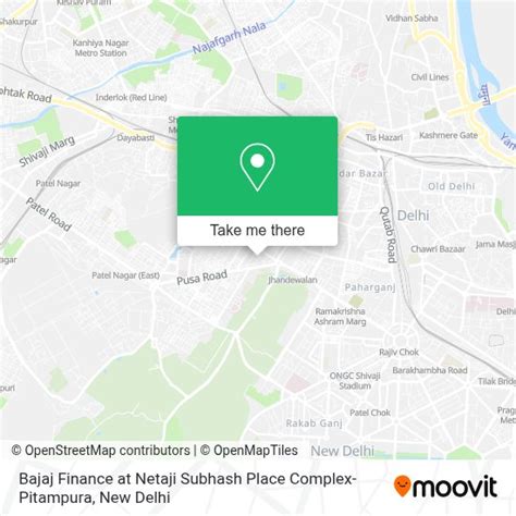How to Get to Bajaj Finance in Netaji Subhash Place Complex-Pitampura ...