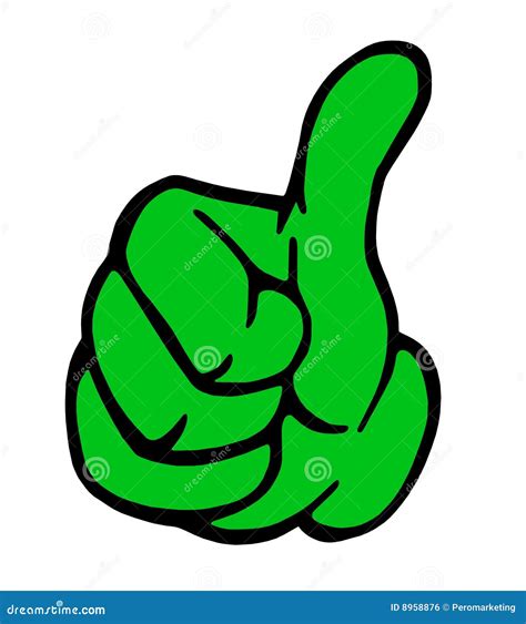 Green Thumbs Up Vector
