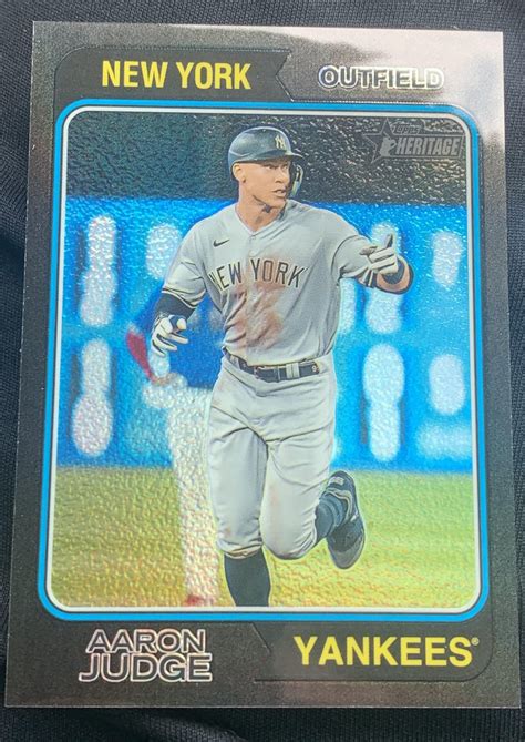Aaron Judge black /74 : r/baseballcards