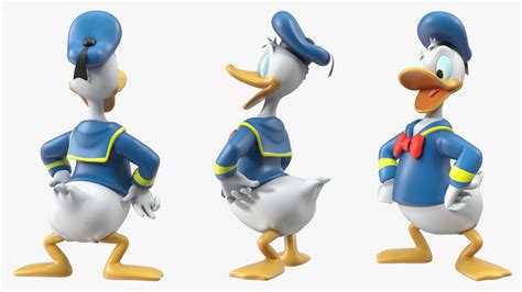 3D Standing Donald Duck Character - TurboSquid 2107340